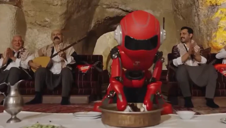 TEKNOFEST heyecanı Şanlıurfa’da başlıyor... Robot çiğ köfteyi yoğurmaya başladı!
