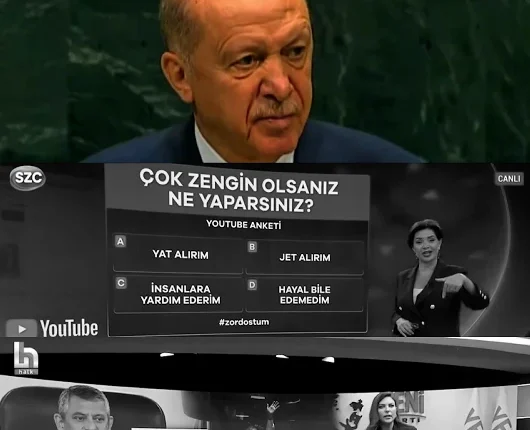 Erdoğan BM'de Konuşurken Sözcü TV ve Halk TV Ne Yayınladı?