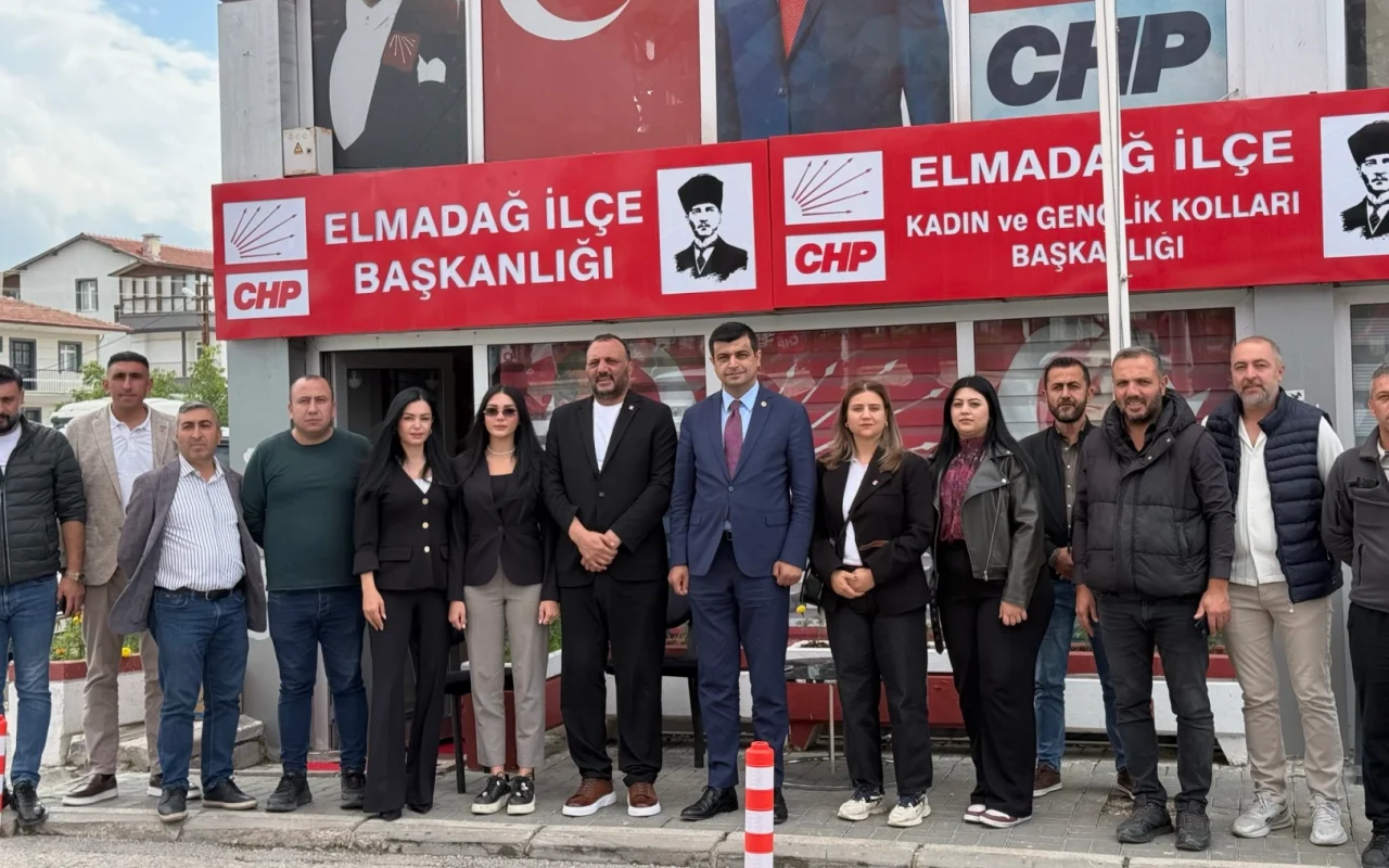 Deniz Demir Elmadağ’da birlik mesajı verdi, başkan istifa etti