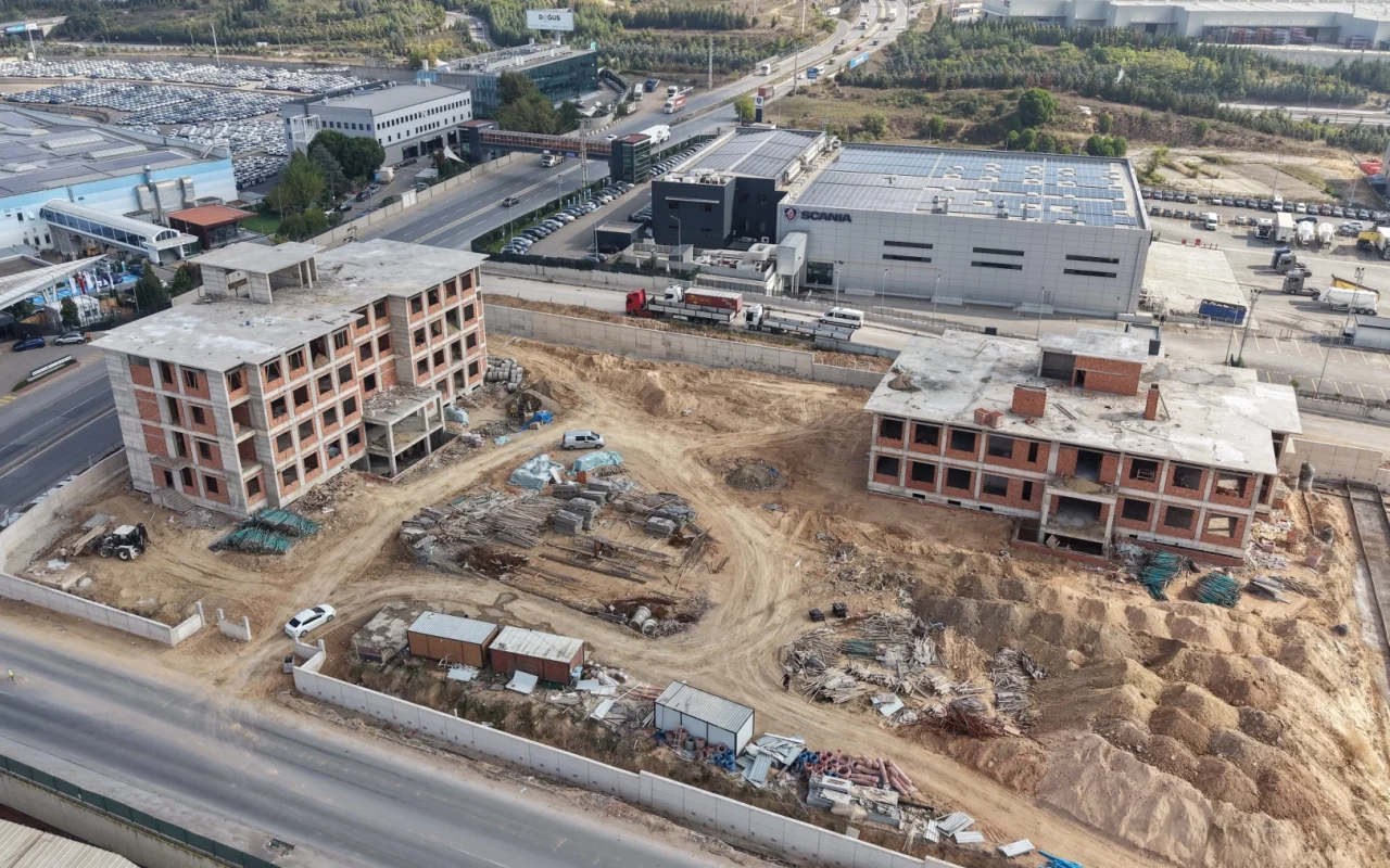 Doğa Madencilik Meslek Lisesi’nin kaba inşaatı bitti