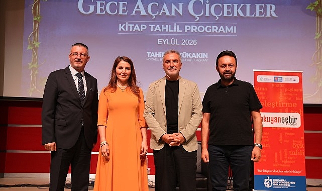 Gece Açan Çiçekler kitabı Gebze’de tahlil edildi ve okurlarla buluştu