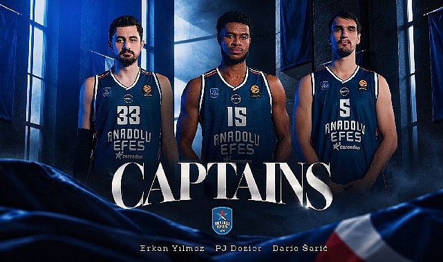 Anadolu Efes yeni kaptanlarını duyurdu: Yılmaz, Dozier, Saric