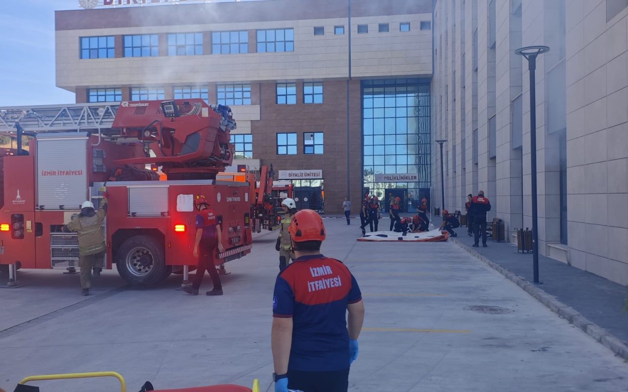 Dikili’de Gerçeğini Aratmayan Yangın Tatbikatı: Müdahale ve Hazırlık