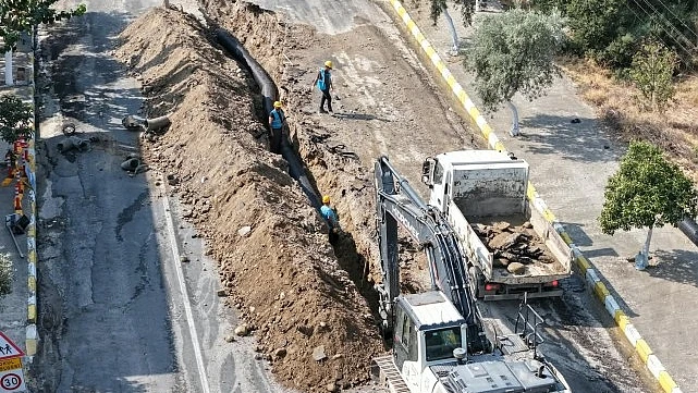 Bozdoğan kanalizasyon hattı yenileniyor: 5,8 milyon TL’lik yatırım