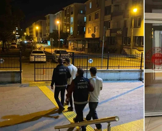 Bartın’da uyuşturucu operasyonu: 8 gözaltı