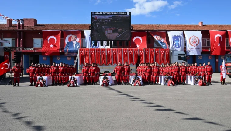Ankara İtfaiyesi’nde 100 personel asil memurluğa geçti