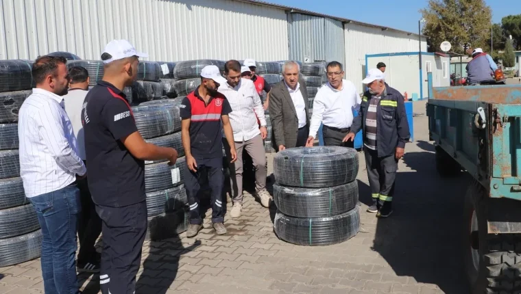 Manisa'da damlama sulama desteği 7,25 milyon metreyi geçti