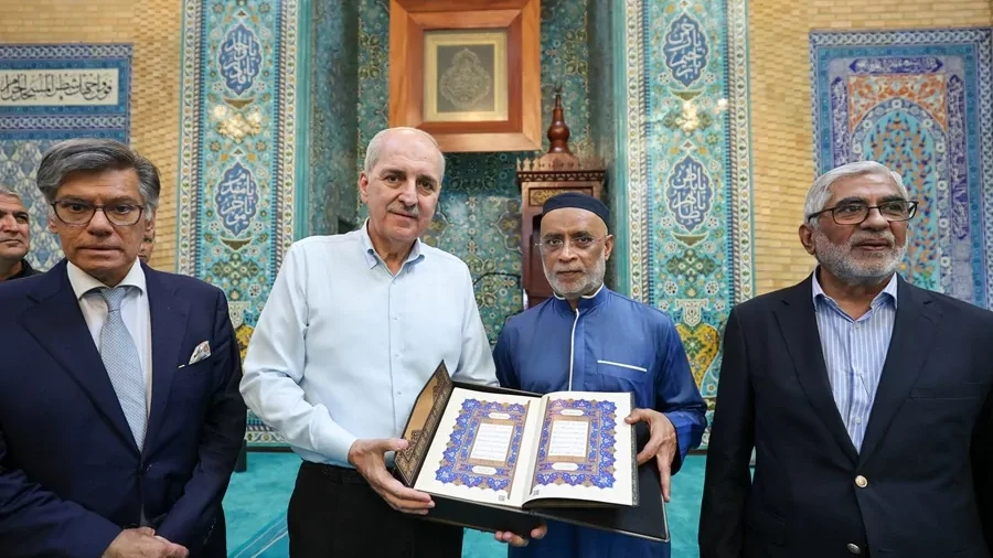Numan Kurtulmuş Lizbon Merkezi Camii'ni ziyaret etti