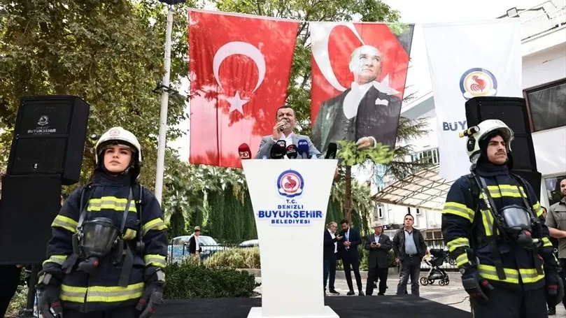 Denizli'de itfaiye 312. yılını kutladı; filoya 7 yeni araç geliyor
