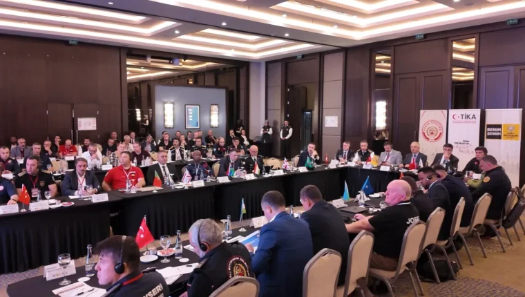 Konya'da Uluslararası İtfaiye Çalıştayı başladı, 30 Eylül tatbikatı