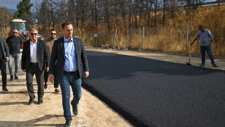 Bornova 6203 Sokak'ta asfalt çalışması başladı — Eşki'den açıklama