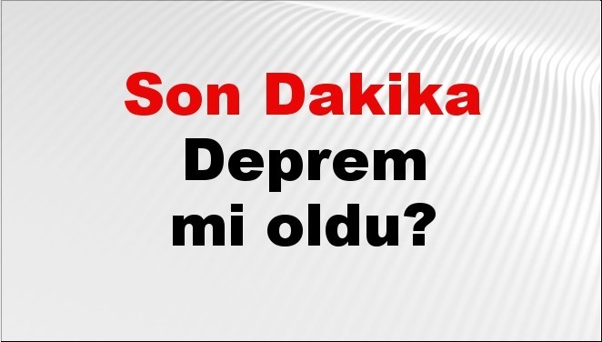 Çanakkale'de deprem iddiası — resmi açıklama bekleniyor