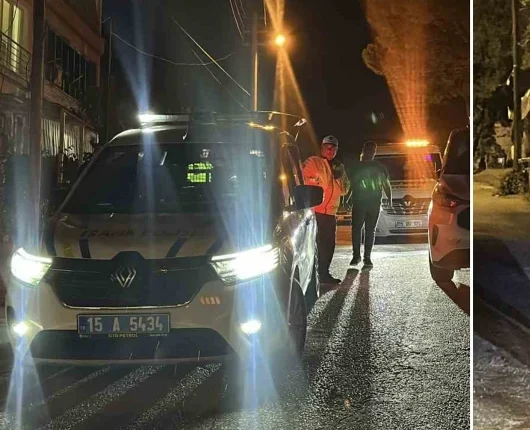 Burdur'da alkollü sürücü iki araca çarpıp yaya olarak kaçtı
