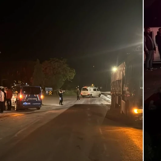 Bilecik Osmaneli'de otomobilin tıra çarpması: 5 yaralı