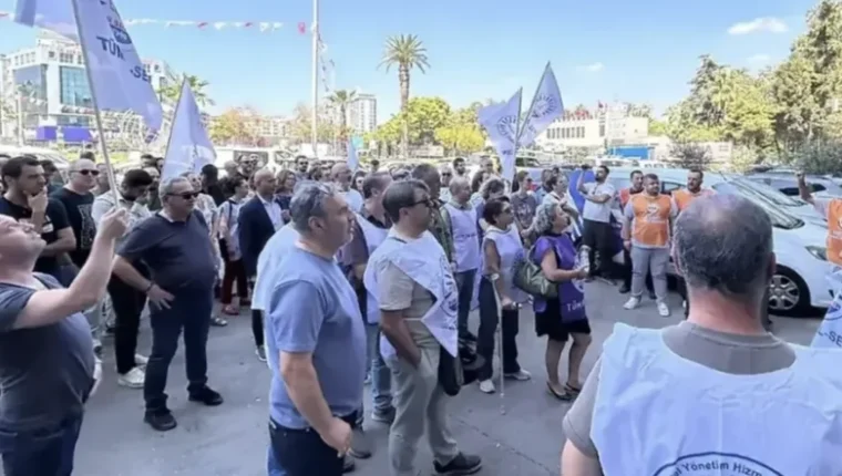 Konak Belediyesi Çalışanları Eylemde: Çözüm İstiyor
