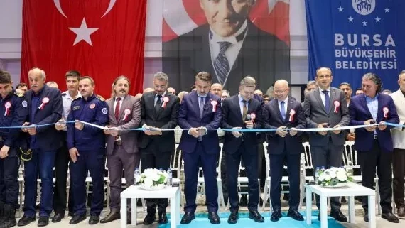 Bursa'da 32'nci itfaiye istasyonu BOSAB'da açıldı