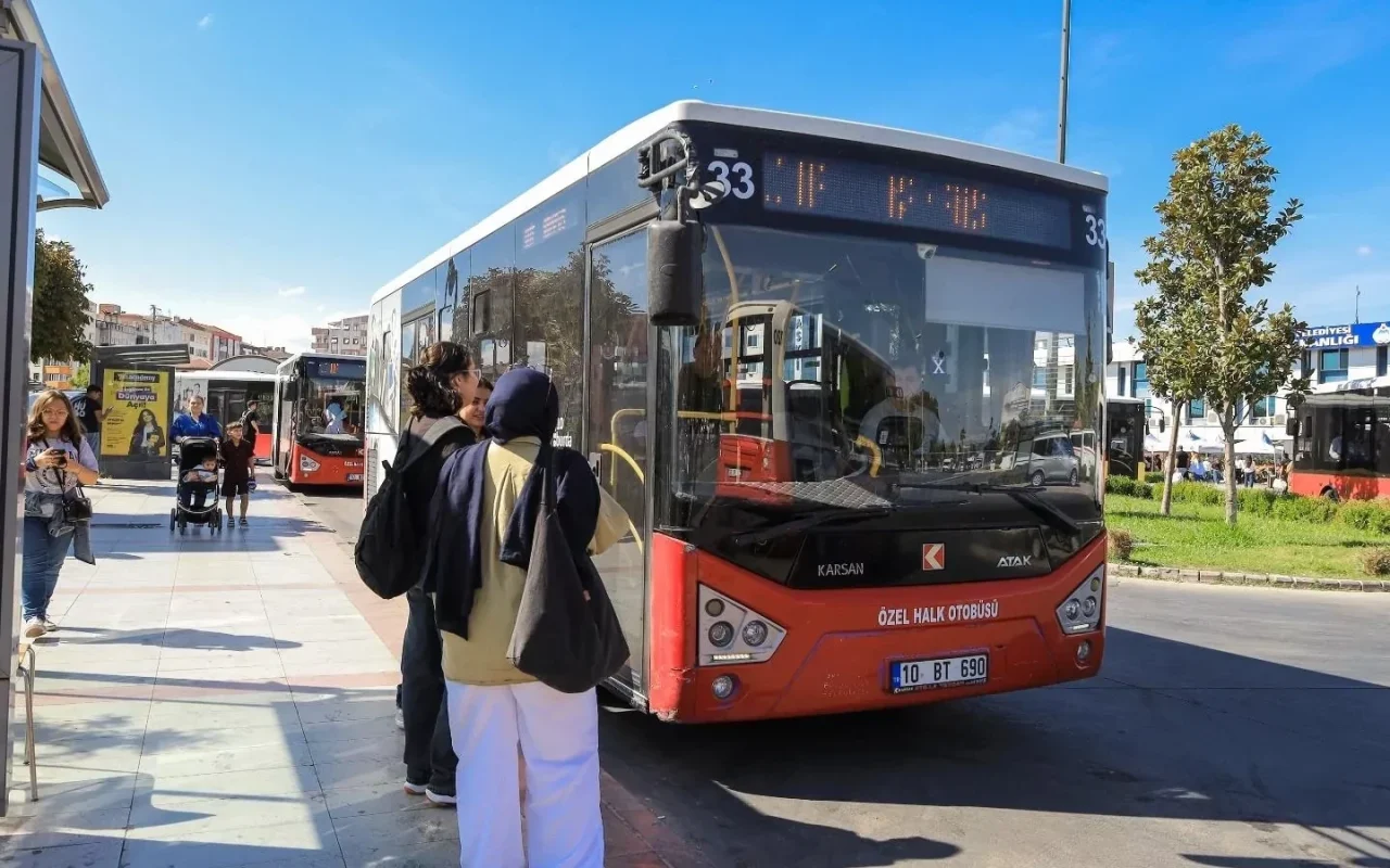 Balıkesir toplu taşımada düzen: 1.268 araç, 6.473 sefer