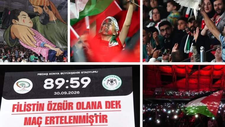Cumhurbaşkanı Erdoğan’dan Filistin-Konyaspor maçına mesaj: Kardeşliği gözler önüne seren müstesna bir örnek