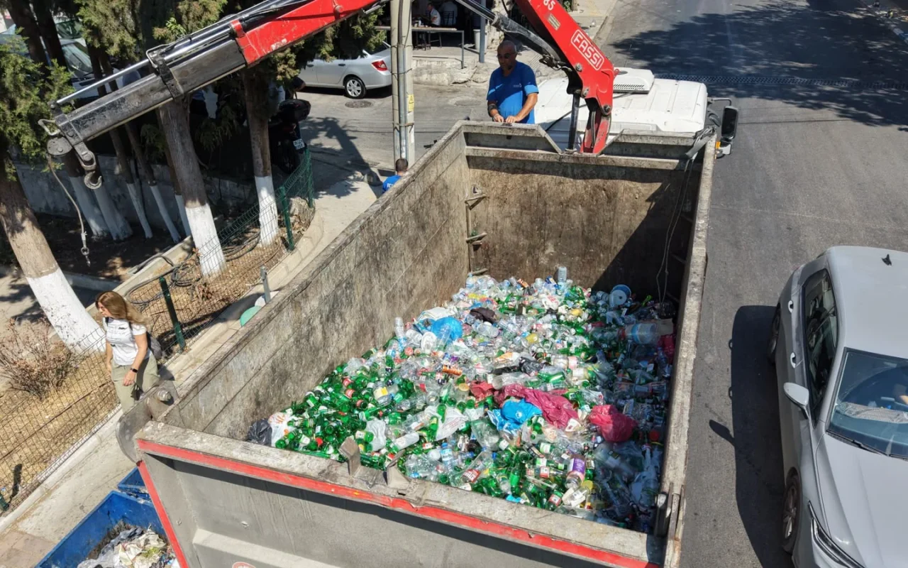 Buca’da 158 ton cam atık geri dönüşüme kazandırıldı