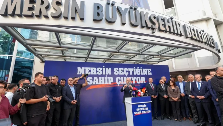 Kılıçdaroğlu Mersin'de: Seçer'e destek, iradeye sahip çık çağrısı