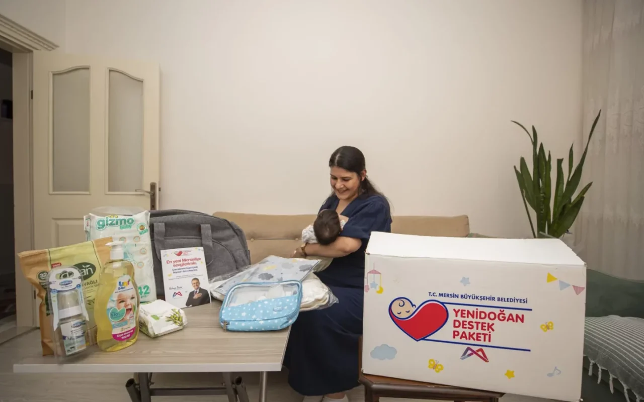 Mersin'de Hoş Geldin Bebek paketi 18 bin aileye ulaştı