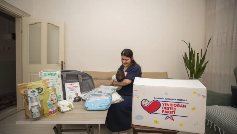 Mersin'de Hoş Geldin Bebek paketi 18 bin aileye ulaştı