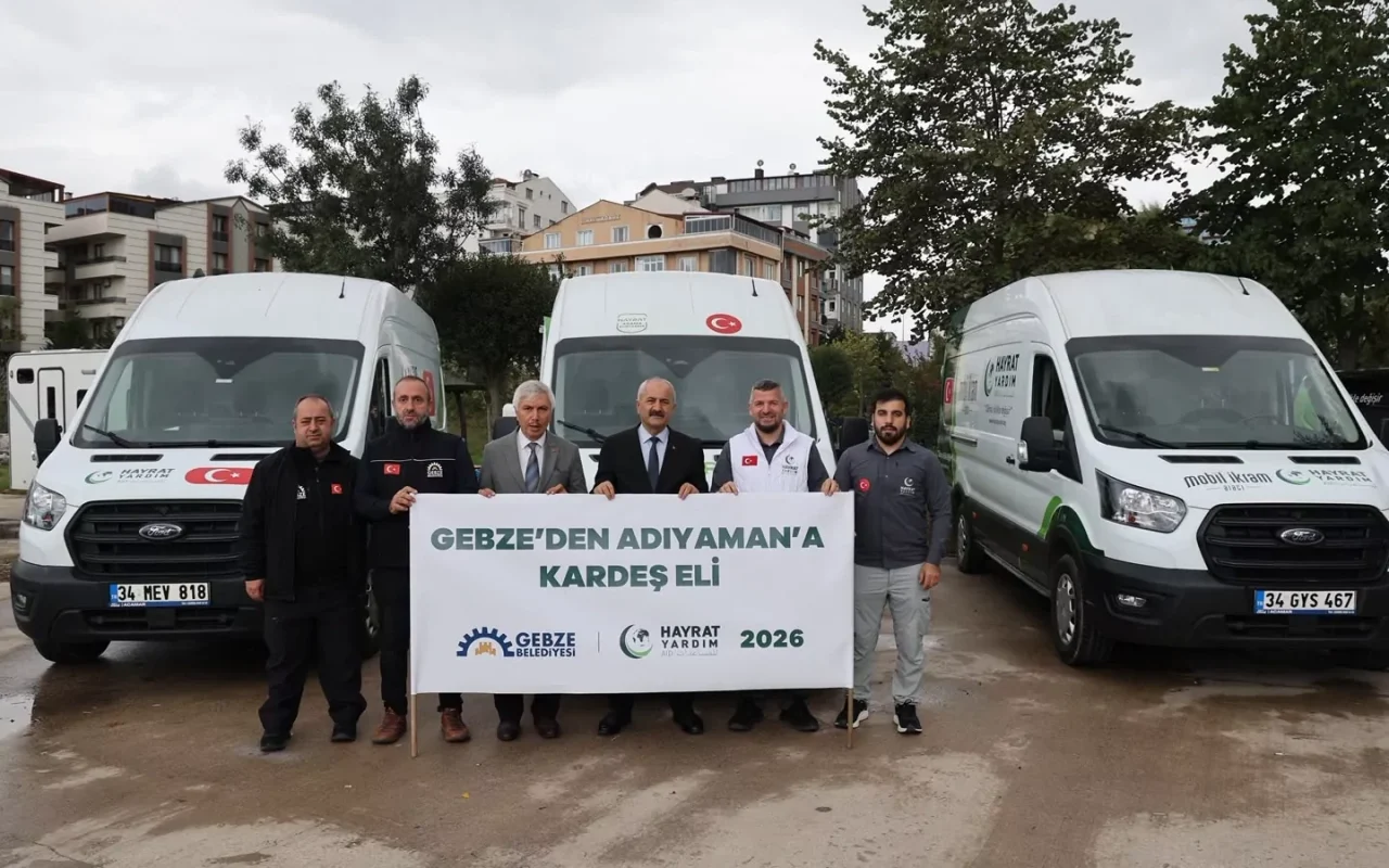 Gebze’den Adıyaman’a kardeş eli: 6 ilçede 11 okula yardım