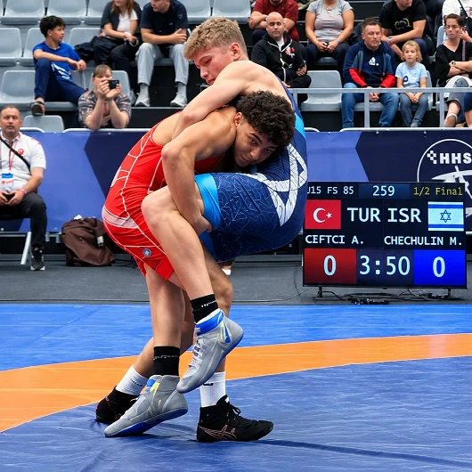 U15 Balkan Güreş Şampiyonası'nda Türkiye 17 altınla şampiyon