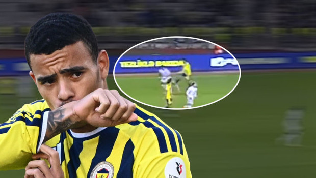 Greenwood Fenerbahçe hazırlık maçında rakibine tekme attı, kırmızı kart