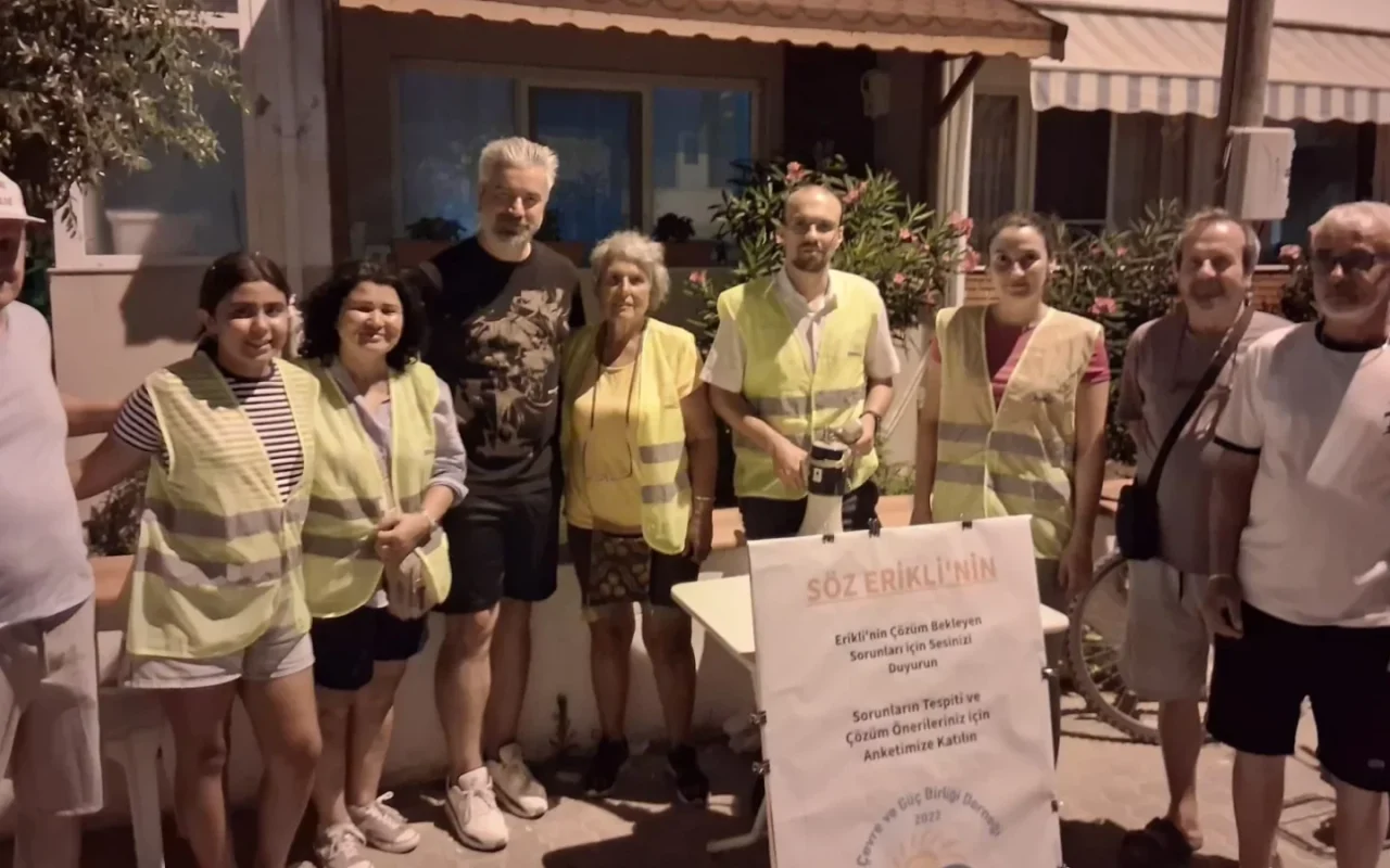 Erikli Sahili'nde altyapı ve arıtma sorunu yüzde 91,7 ile birinci