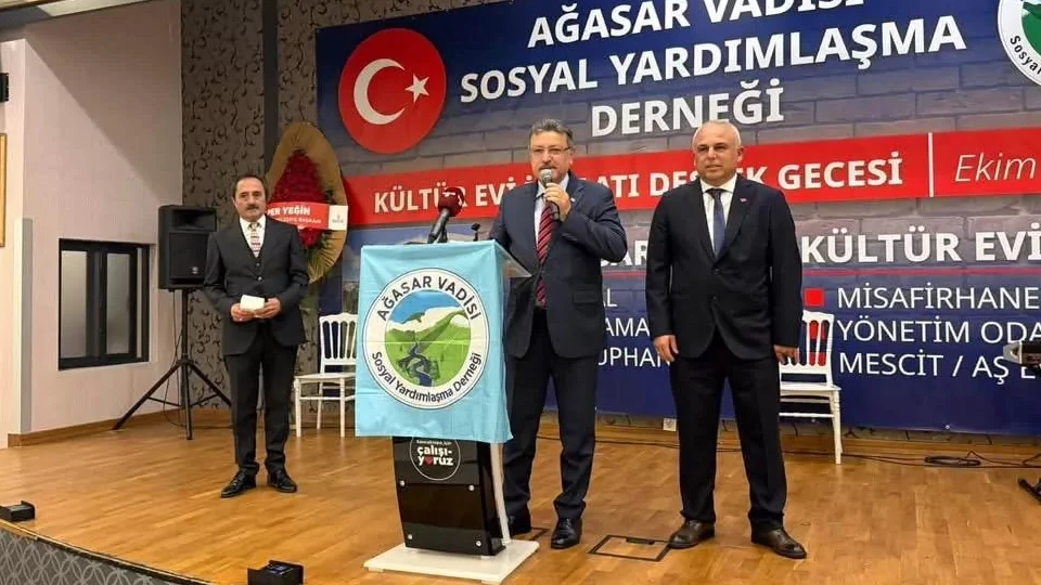 Başkan Genç'ten Ağasar Kültür Evi'ne 500 bin lira destek