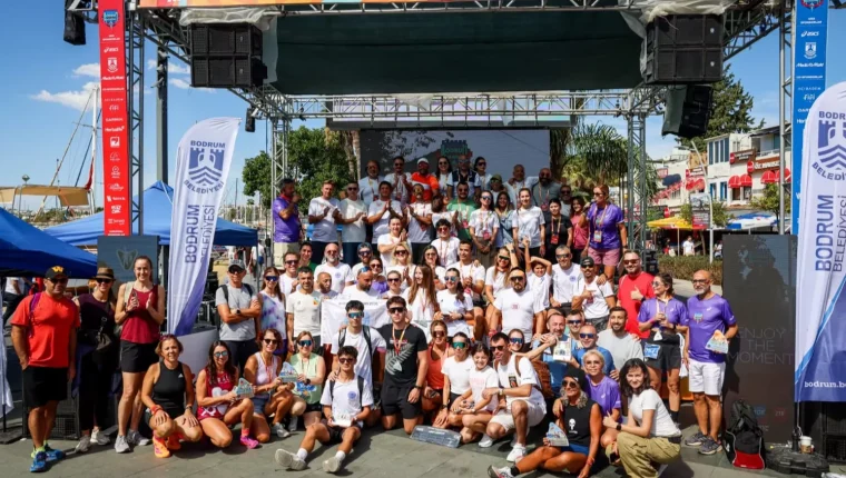 Bodrum Yarı Maratonu'nda 2 bin 500 sporcu koştu, 23 ülkeden katılım
