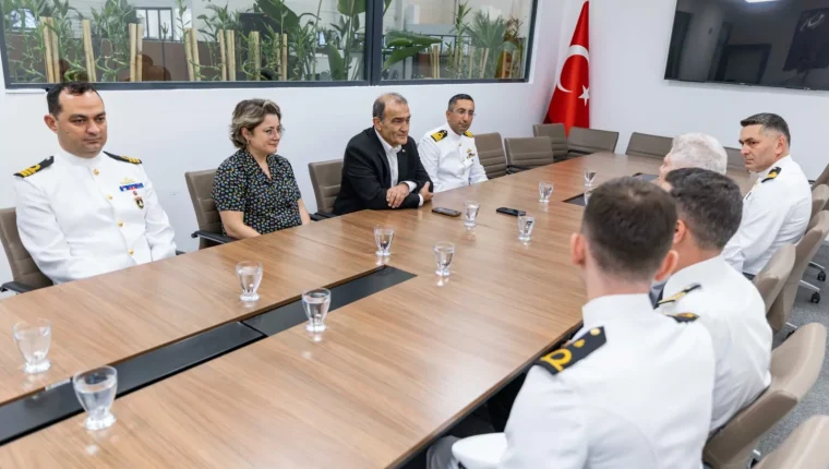 NUSRET-2026 öncesi Tuğamiral Osman Çevik İzmir Büyükşehir'de