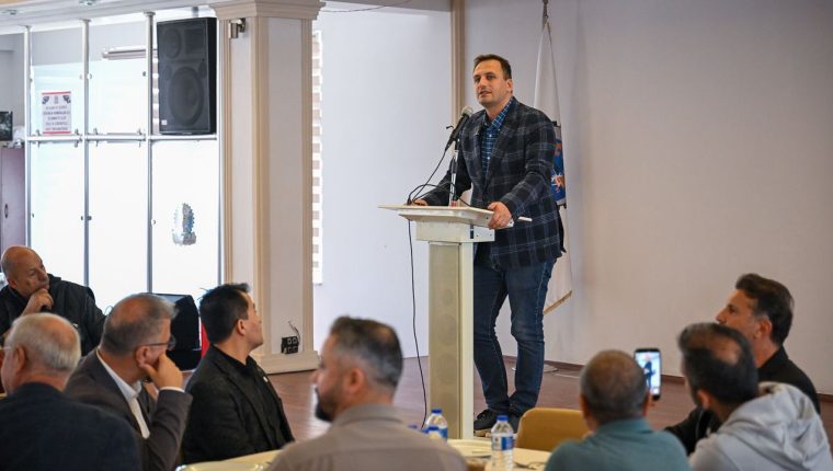 Ömer Eşki'den Bornova sanayi esnafına ekonomik destek mesajı