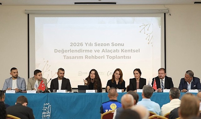 Alaçatı için meydan projesi ve Kentsel Tasarım Rehberi uygulamaya hazırlanıyor