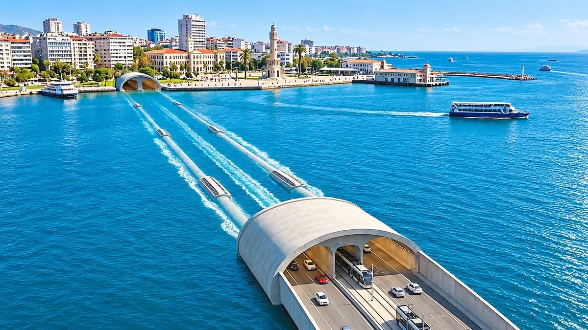 İzmir’in ilk mega projesi için hazırlık başladı! Körfez’in altından Karşıyaka-Konak tüp geçidi geliy