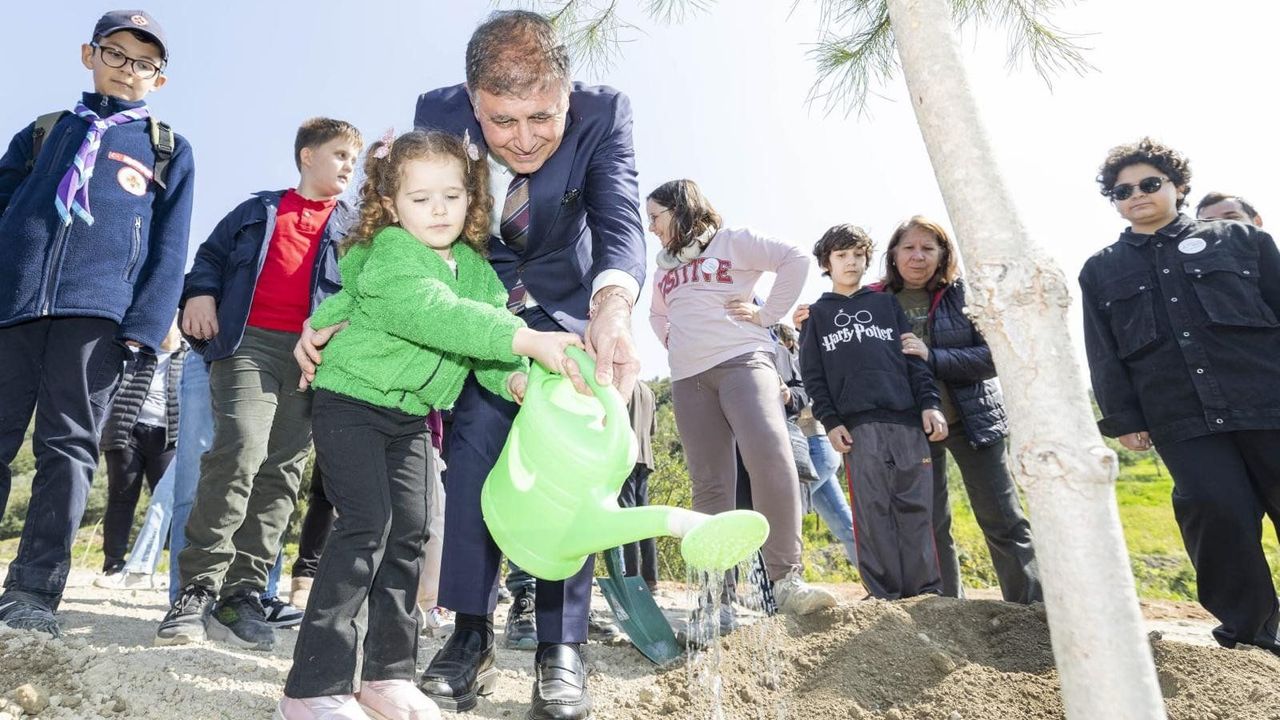 İzmir hafriyat sahaları denetleniyor ve ağaçlandırılıyor