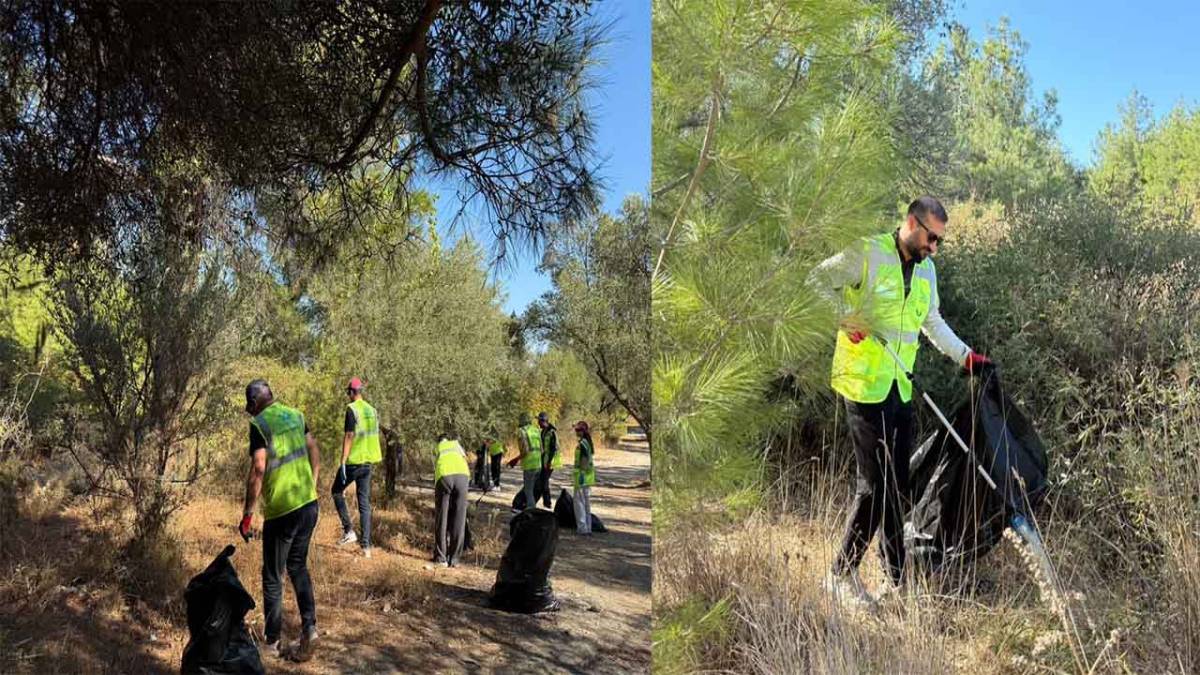 İzmir Doğalgaz Aliağa Güzelhisar Ormanı'nda temizlik yaptı