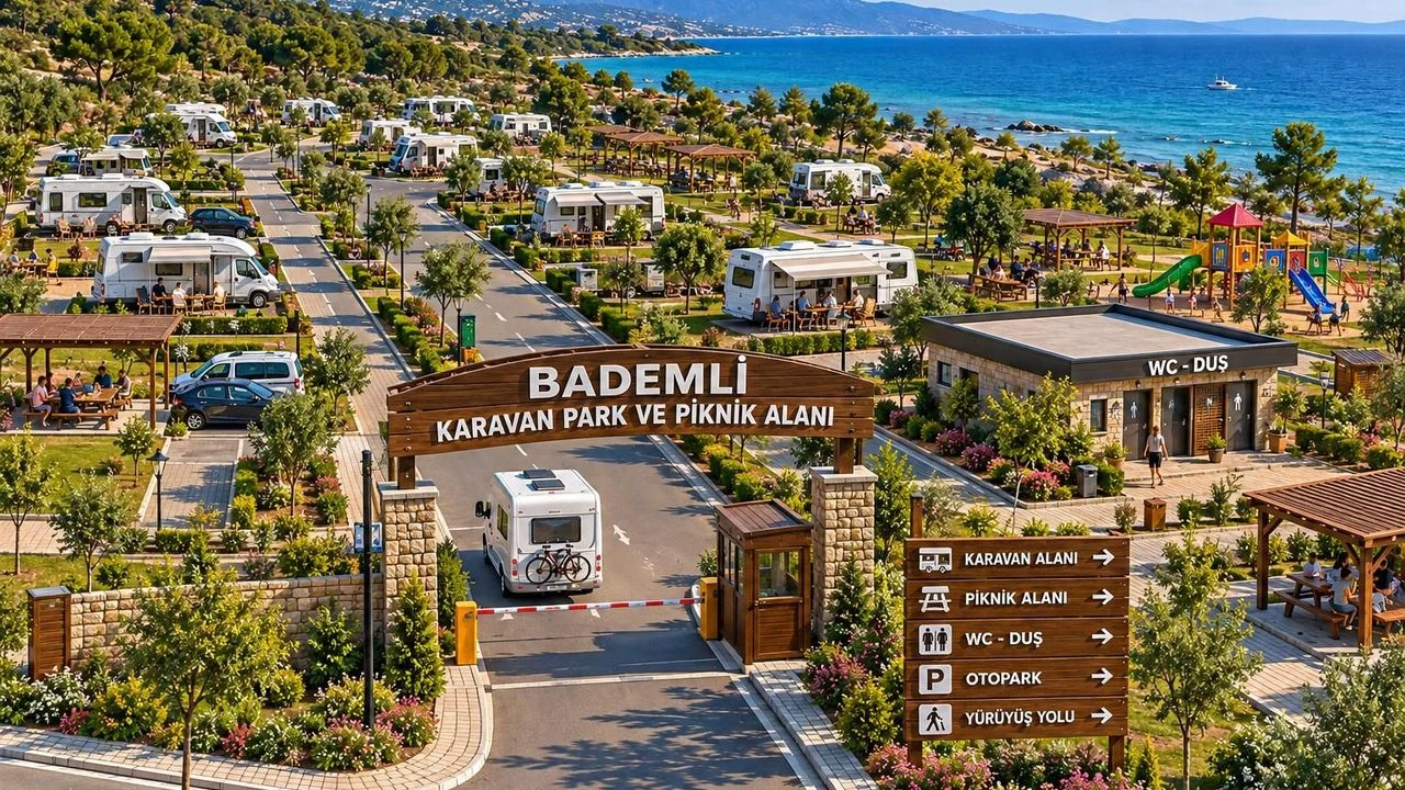Dikili Bademli’de 12 ay turizm hedefi: Ekolojik karavan parkı