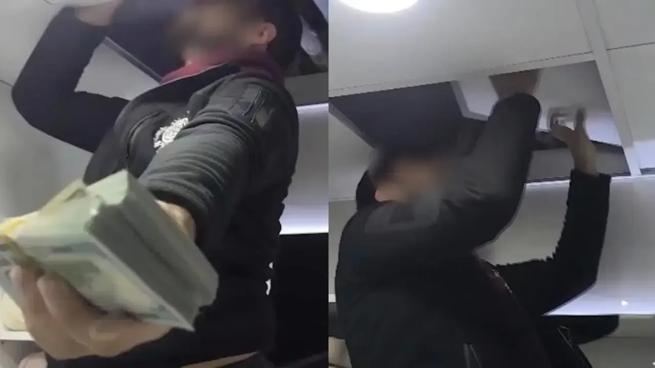 İzmir merkezli FETÖ operasyonunda milyonlar tavan aralarında